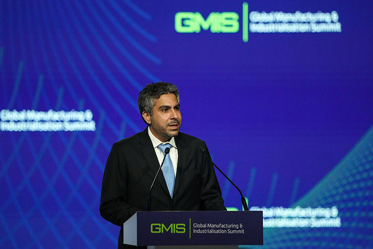 Image 5 - Badr Al-Olama Head of the GMIS Organising Committee speaking at GMIS2019